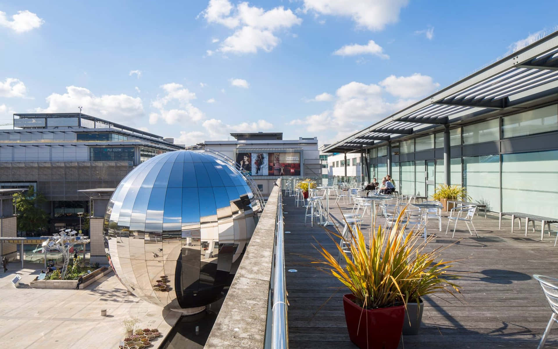 Planétarium De Bristol Et Terrasse Sur Le Toit Fond d'écran