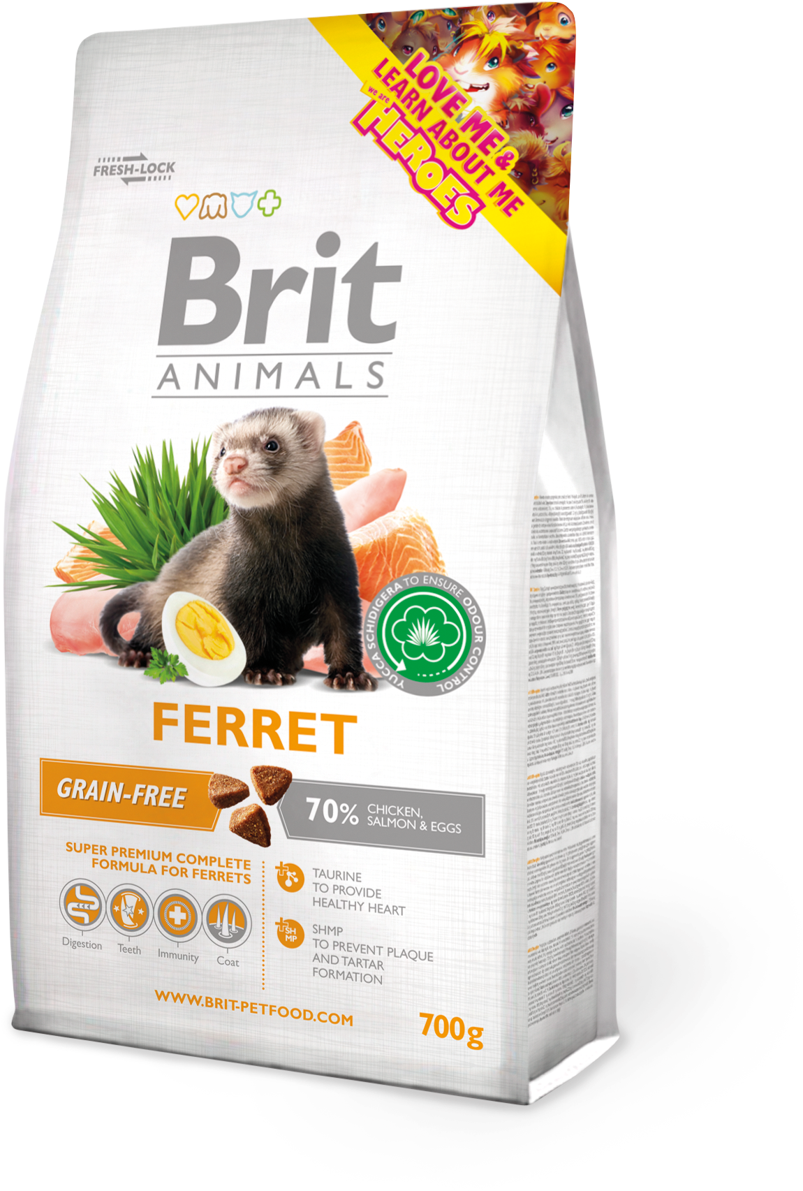 Brit Animals Ferret Food Packaging PNG