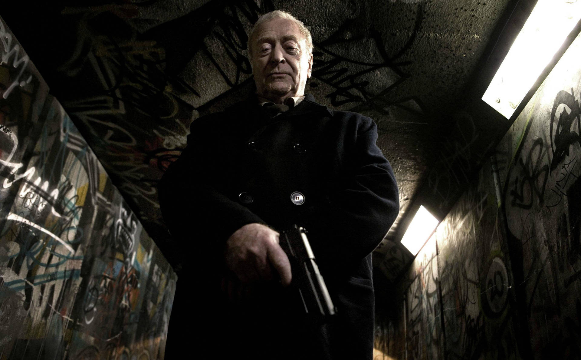 British Actor Michael Caine Portraying Harry Brown Wallpaper