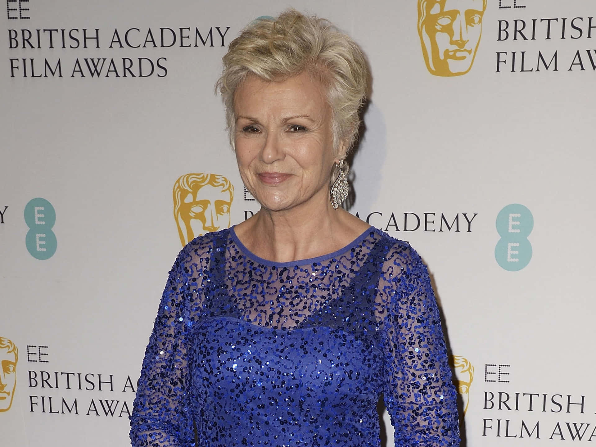 British Actress Julie Walters Gracing The Red Carpet Wallpaper