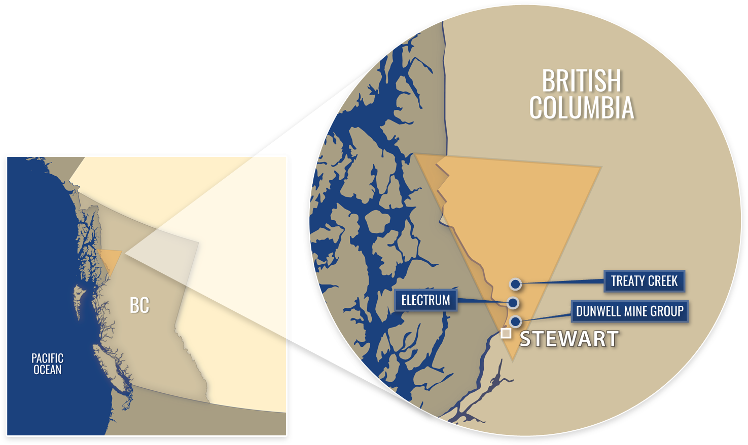 British Columbia Mining Map PNG