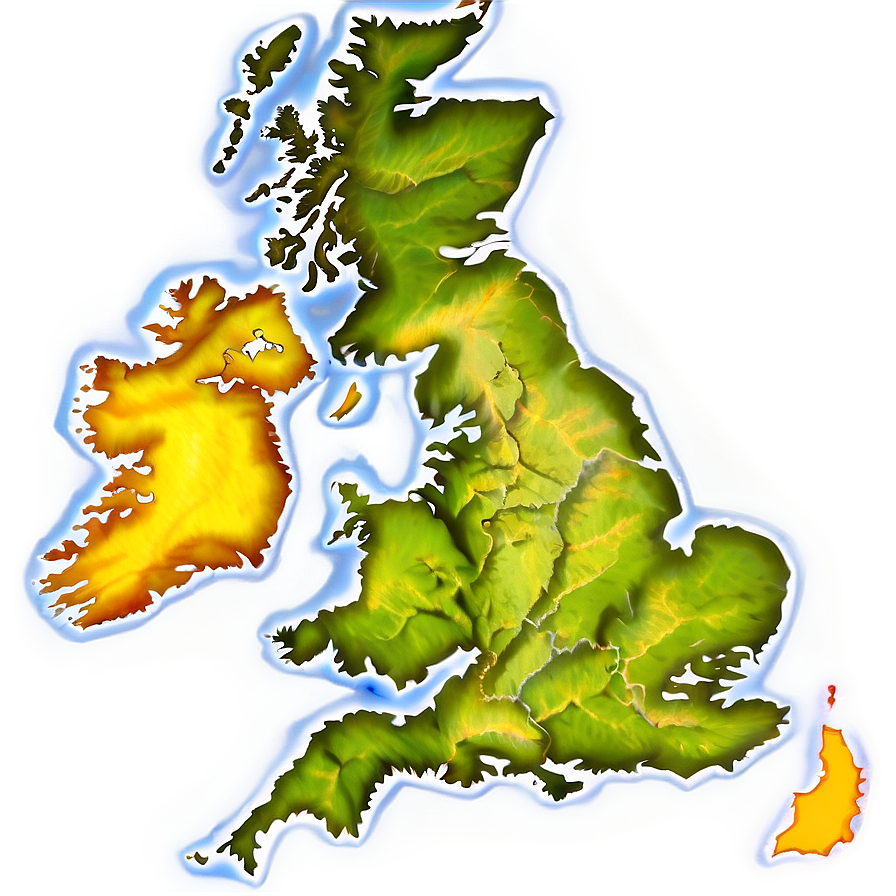 British Isles Map Png 06252024 PNG