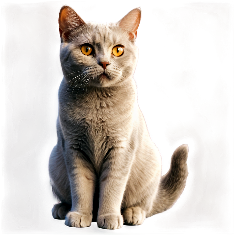 British Shorthair Cat Png 05252024 PNG