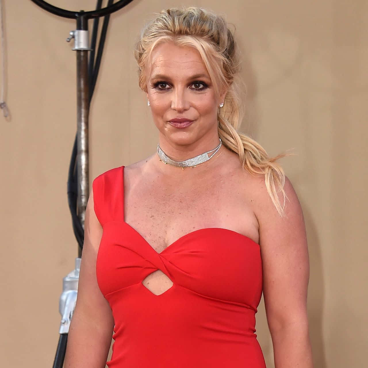 Popqueen Britney Spears Optræder På Scenen.