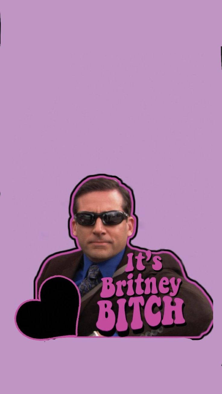Britney The Office iPhone Wallpaper