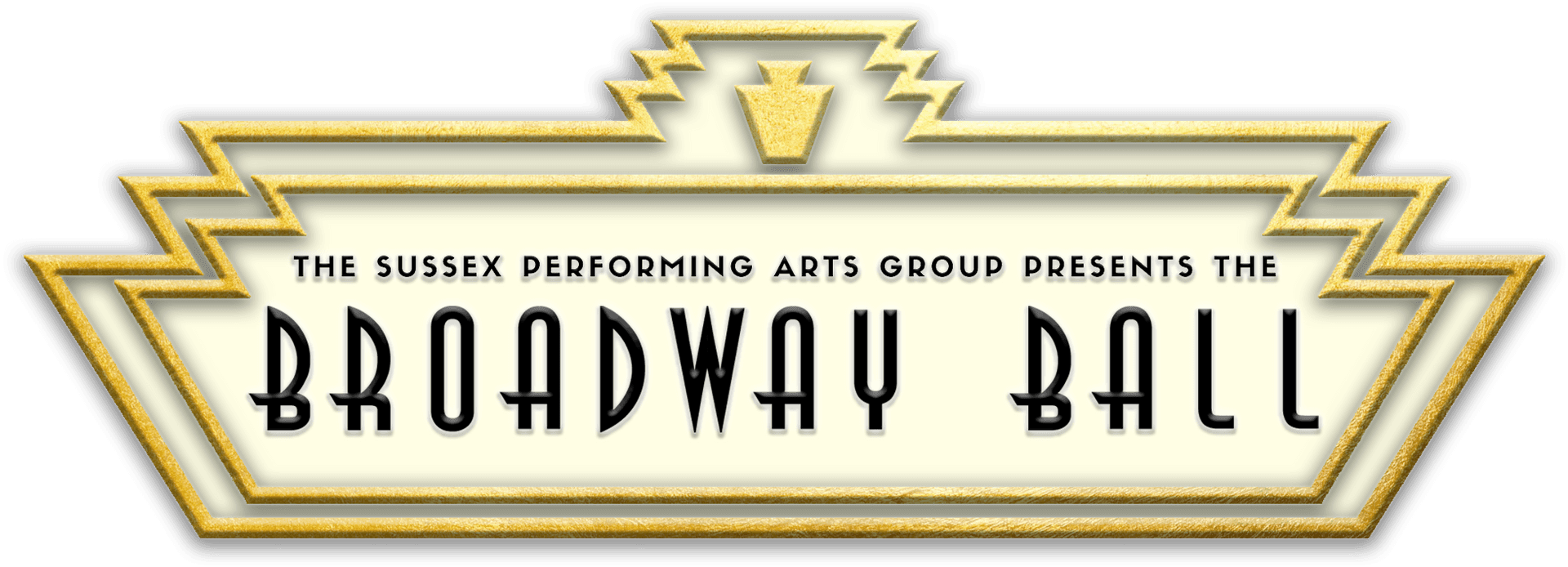 Broadway Ball Marquee Sign PNG