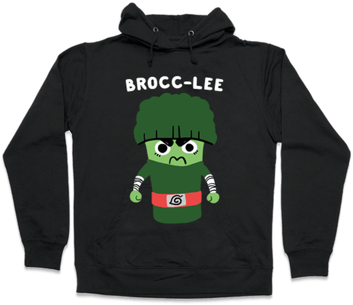 Brocc Lee Hoodie Design PNG