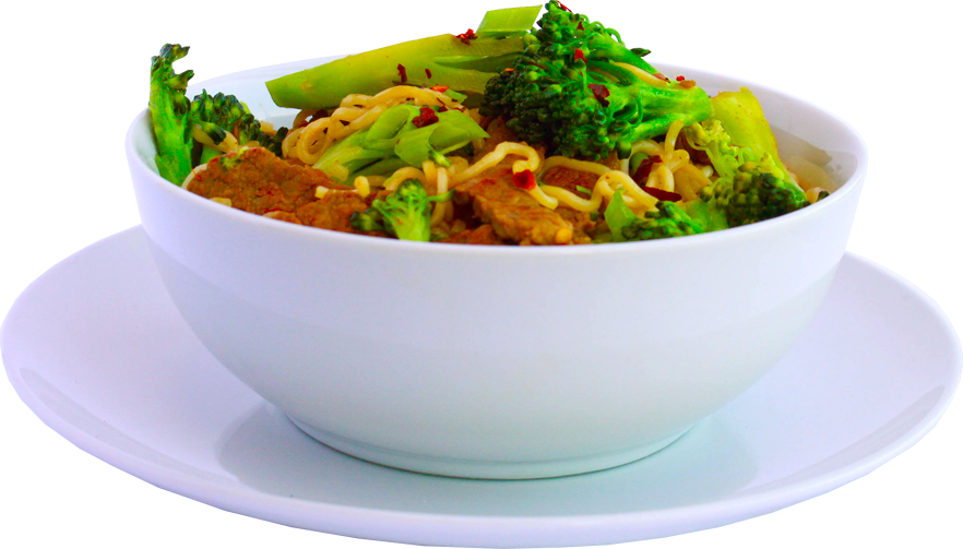 Broccoli Noodle Stir Fry Dish PNG