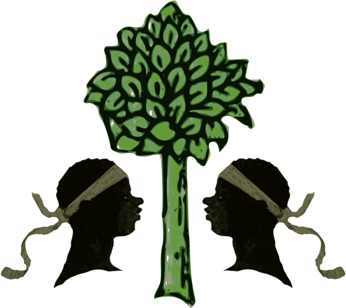 Broccoli Treeand Silhouettes PNG