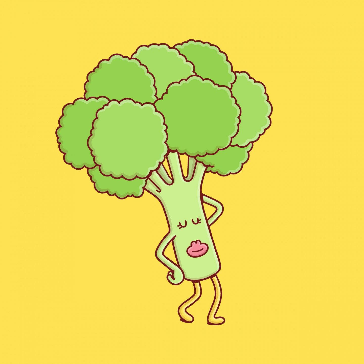 Broccoli With Annoying Face
