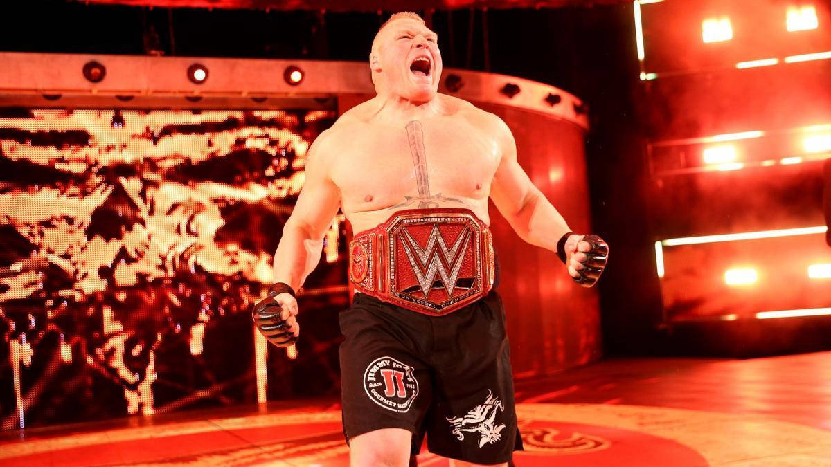 Brock Lesnar Entering The Ring