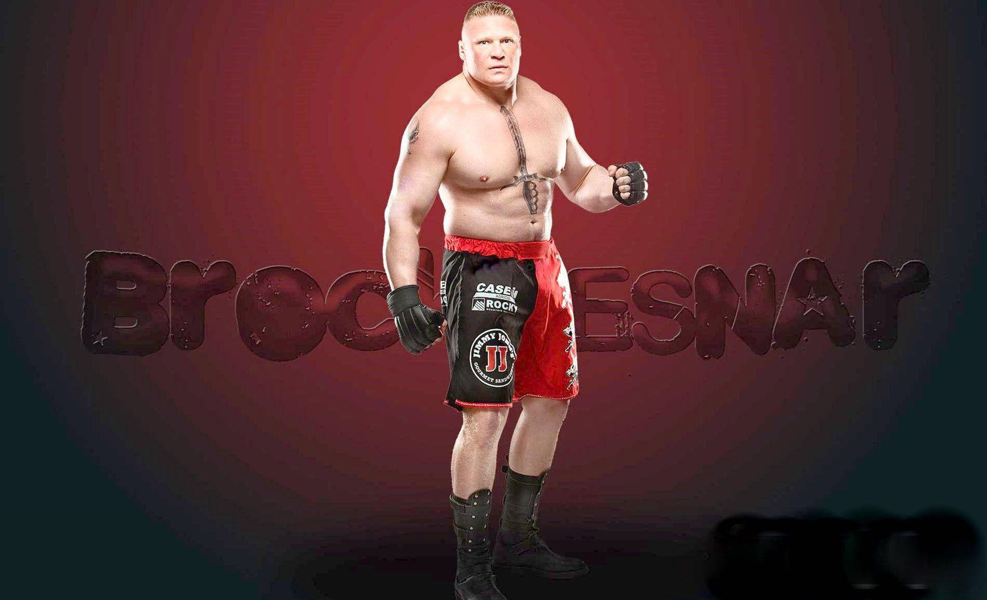 Brock Lesnar Red Fanart Background