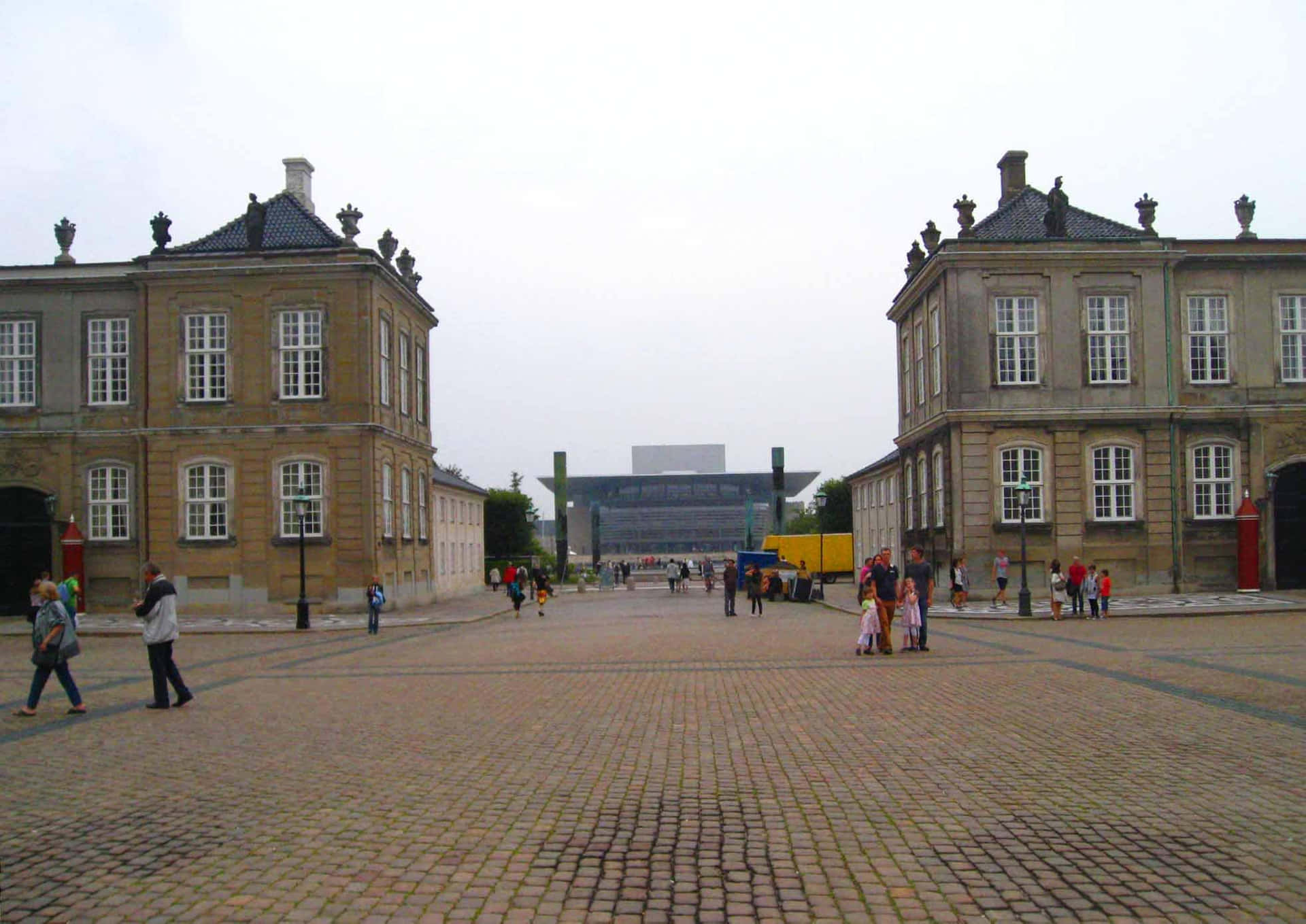Brockdorff's Palace In Amalienborg Palace's Four Palaces Wallpaper