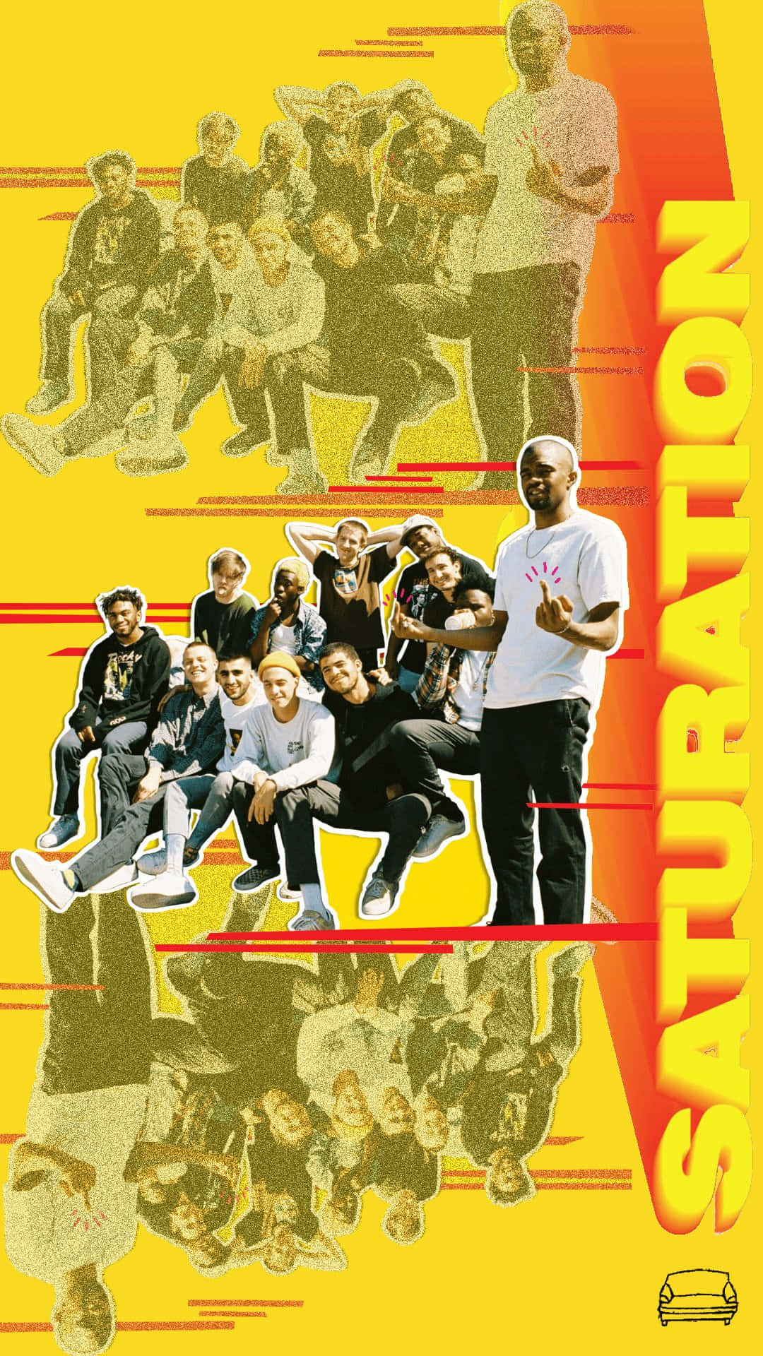 Brockhampton band, American alternative hip-hop group Wallpaper