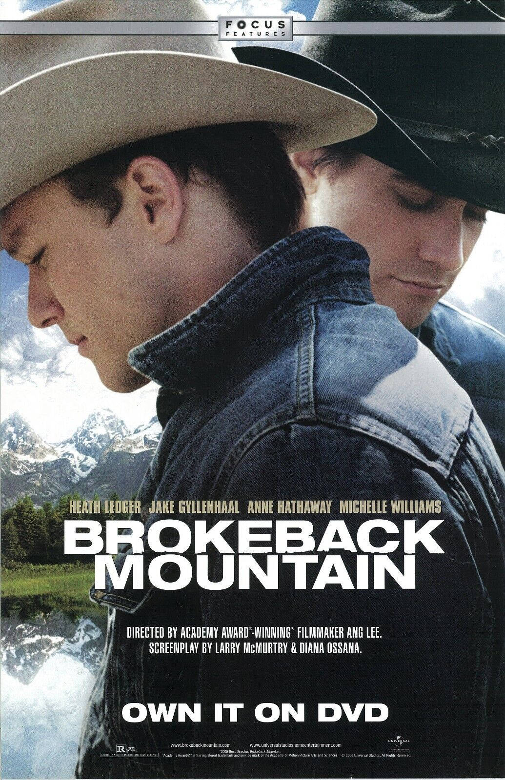 Brokeback Mountain Theatrical Release Poster Wallpaper
