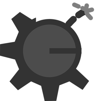 Broken Gear Icon PNG