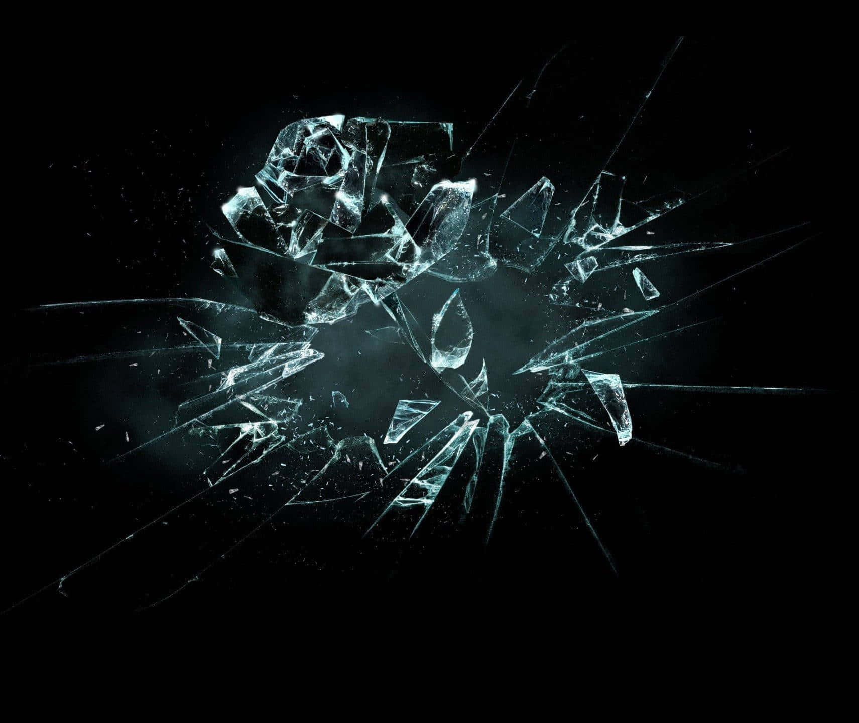 Shattered Glass - A Symbol of Fragility and Strength