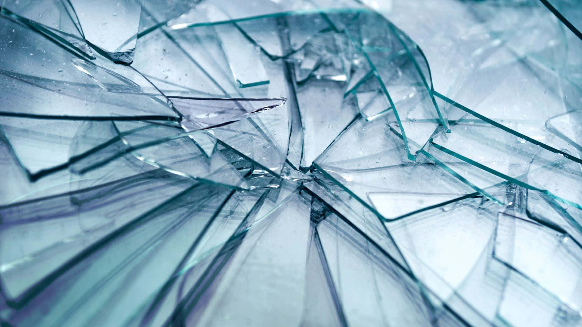 Shattered Glass Surface