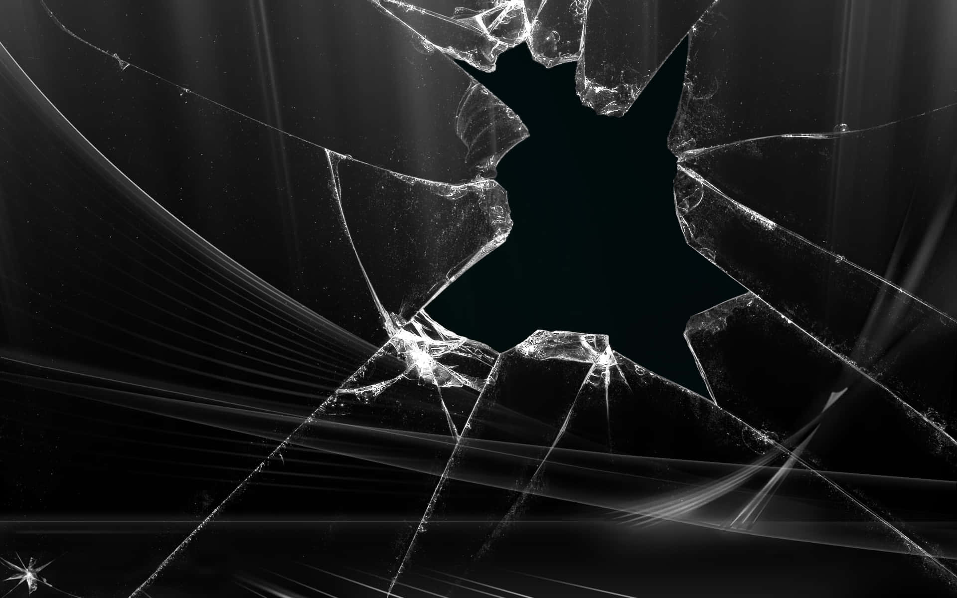 Shattered Glass Abstract Background