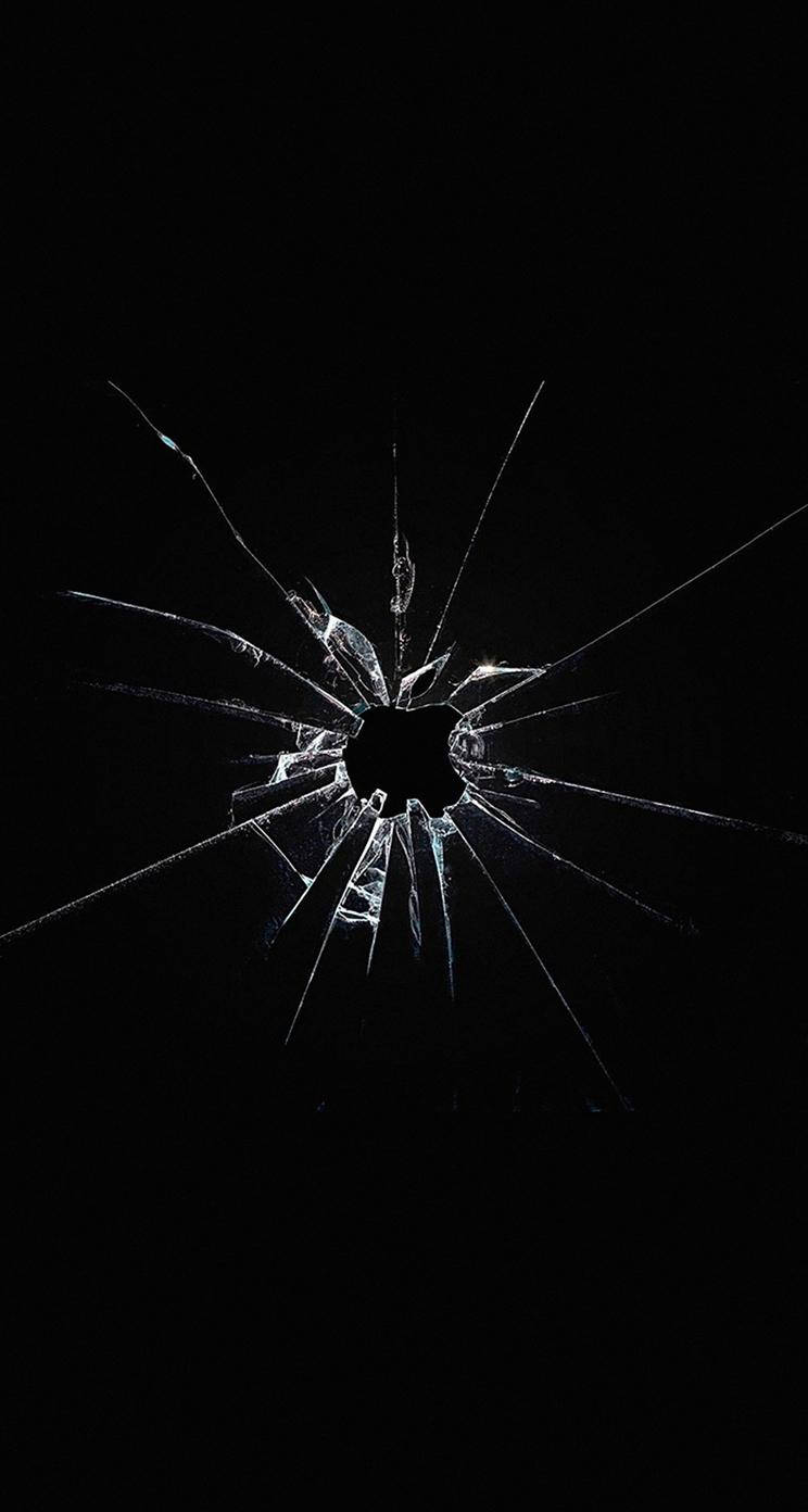 Broken Glass Iphone Se Wallpaper