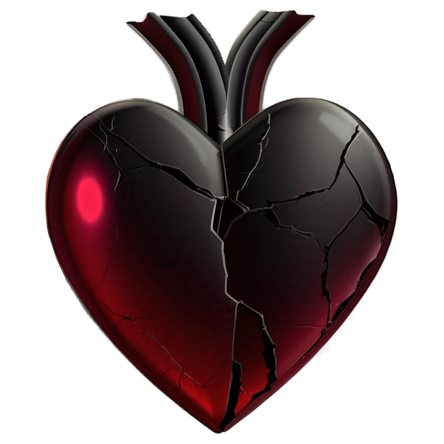 Broken Heart Emoji D PNG