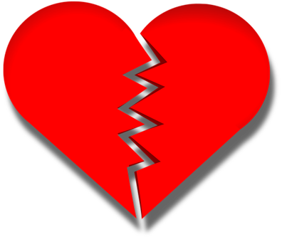 Broken Heart Graphic PNG