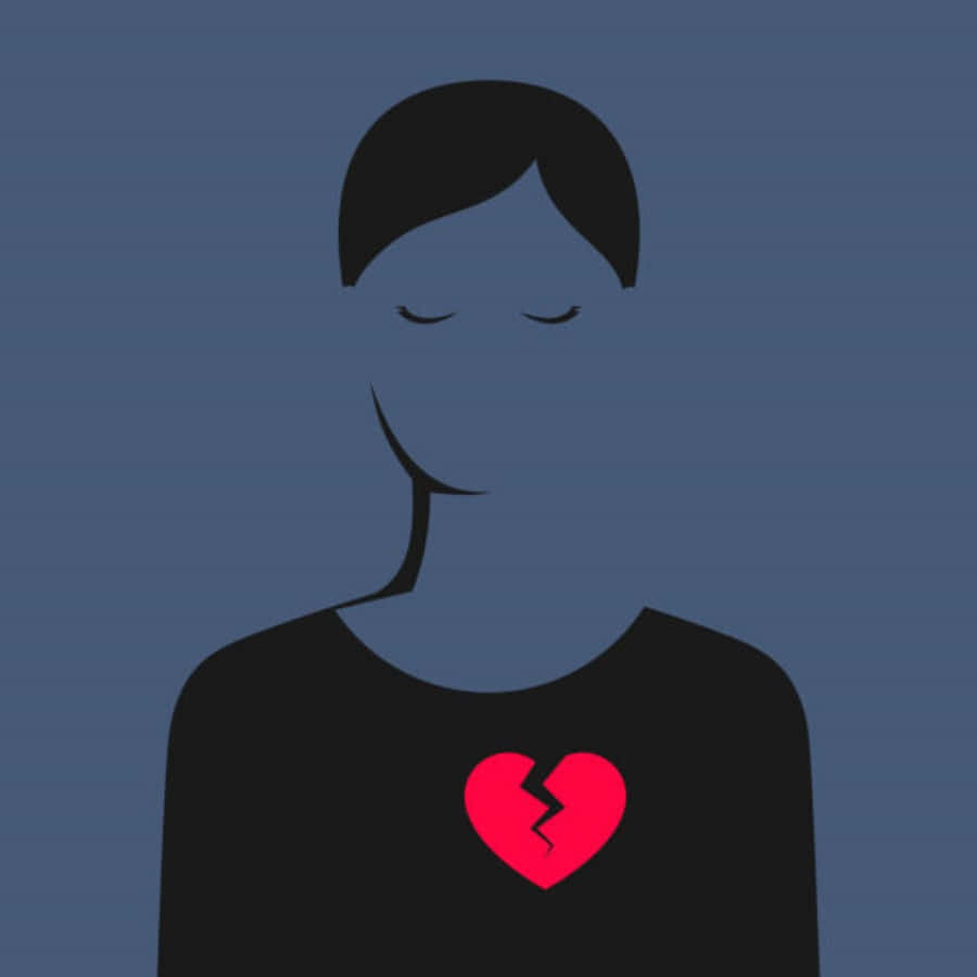 A Woman With A Broken Heart In Her Chest