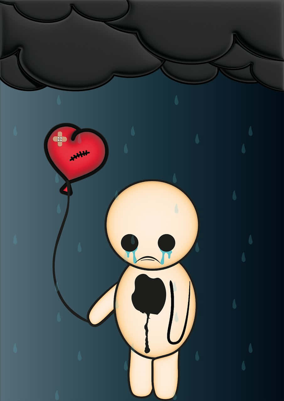 Download A broken heart can feel so emotionally painful. | Wallpapers.com