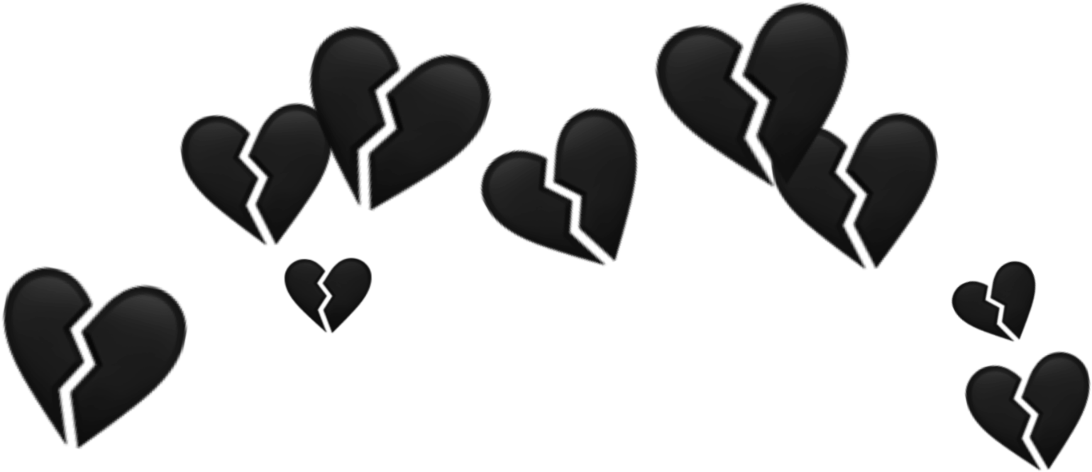 Broken Hearts Pattern PNG