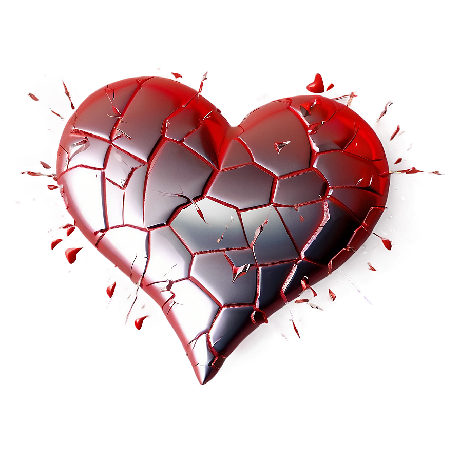 Broken Love Heart Png 05032024 PNG