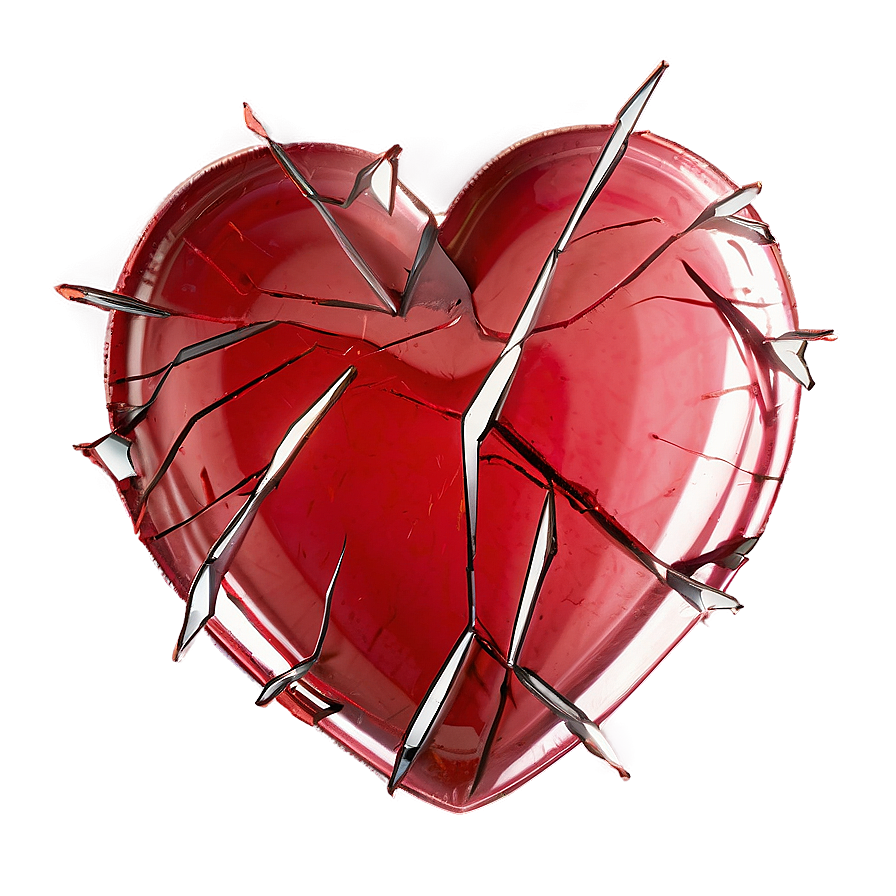 Broken Love Heart Png Cvv PNG