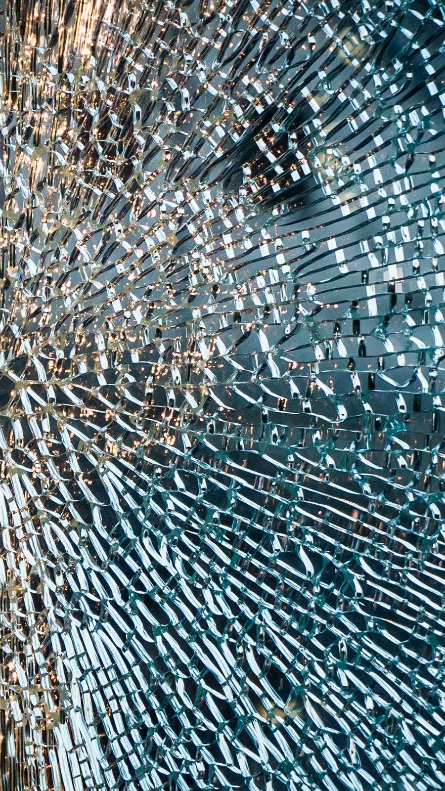 Broken Mirror Shards OnePlus 9R Wallpaper