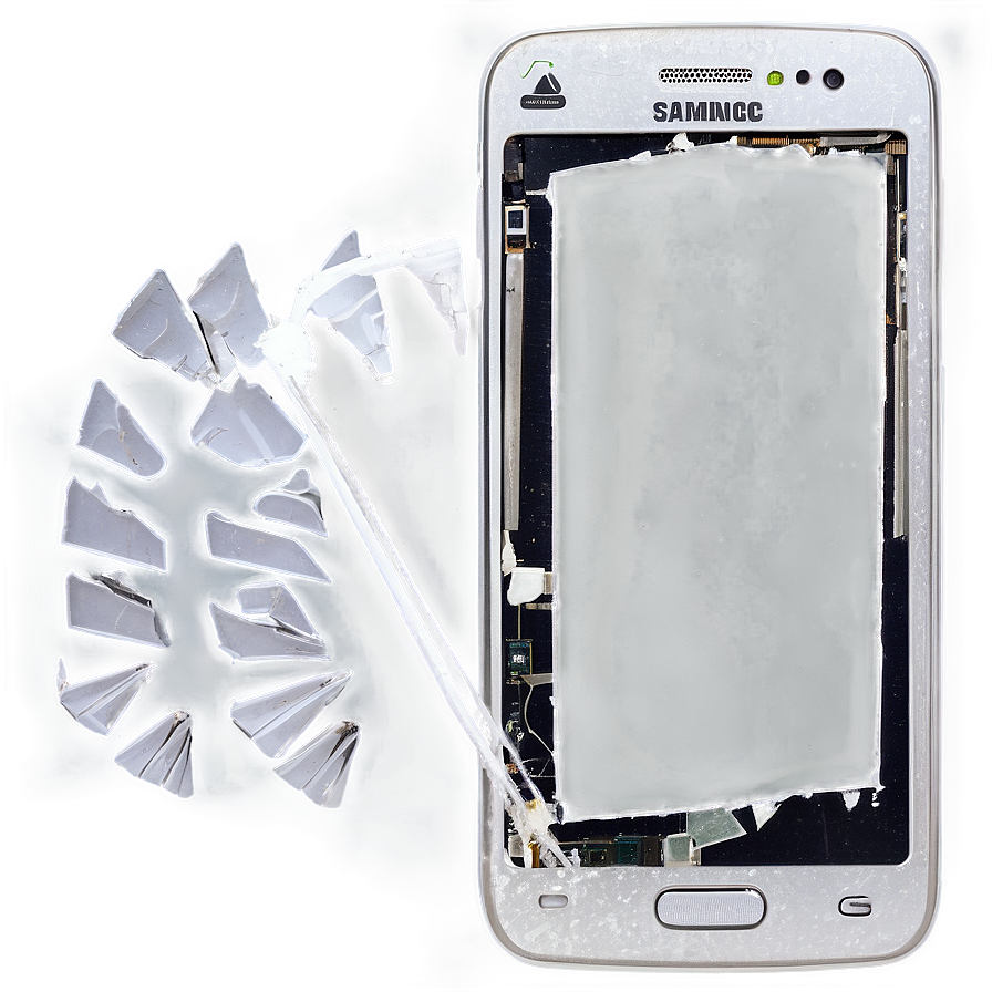 Broken Phone Screen Png For34 PNG