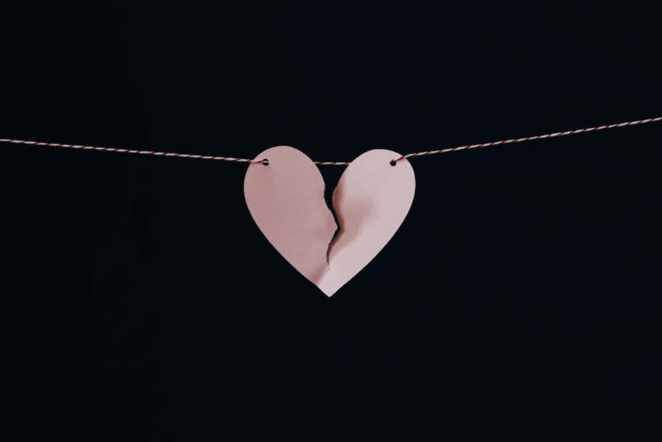 Broken Heart Hanging On A String