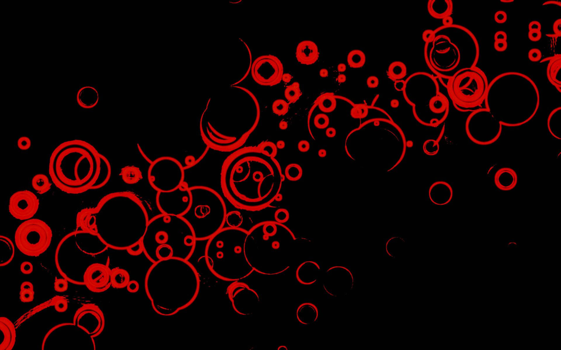 Broken Red Circle Wallpaper