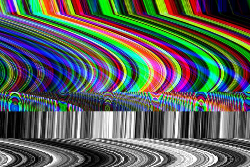 A Colorful Background With A Rainbow Of Lines Wallpaper