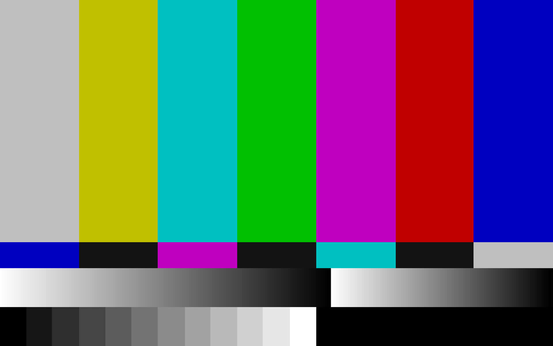 Tv Test Screen With Different Colors Wallpaper