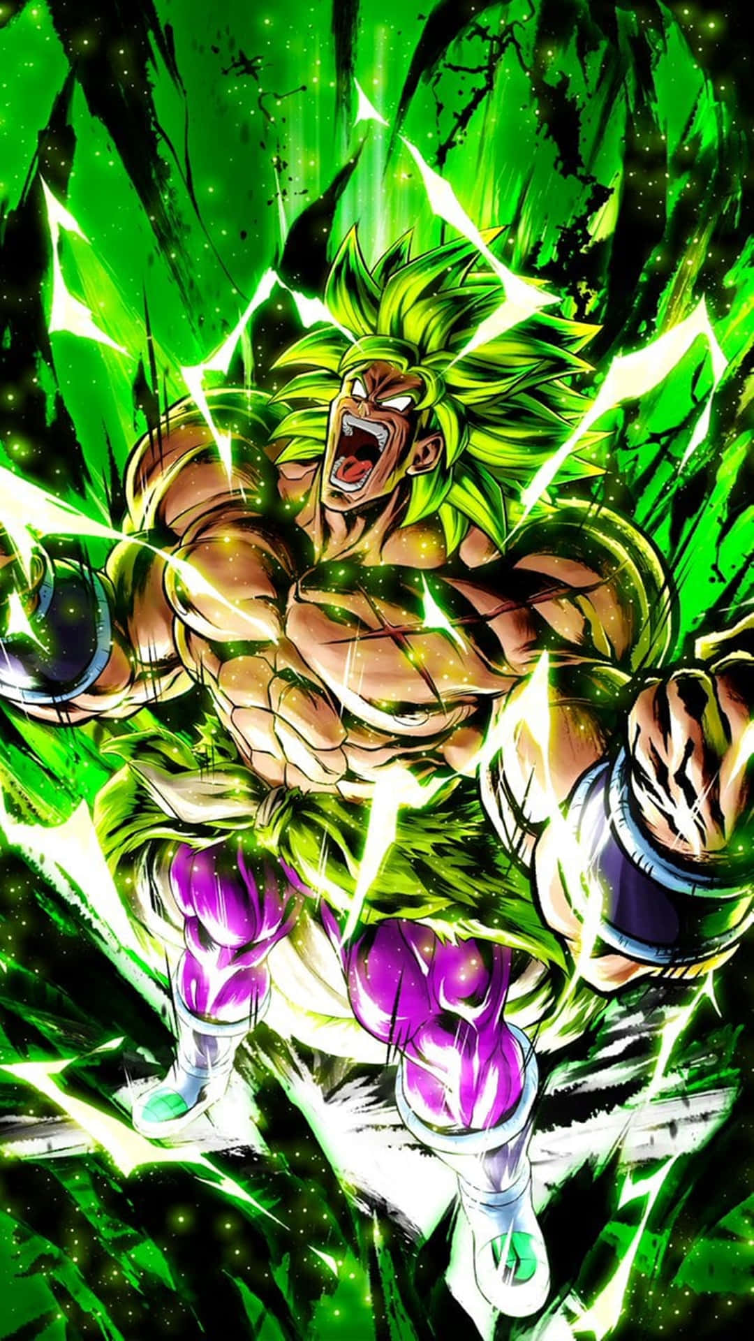 Watch the incredible power of Broly unleashed in 4K! Wallpaper