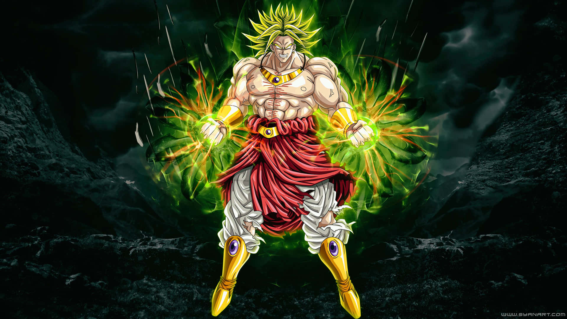 Unleash Your Power With The Broly 4k Ultrahd Television. Wallpaper