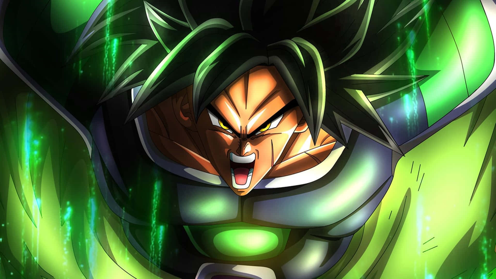 Super Saiyan Broly Going All Out Wallpaper