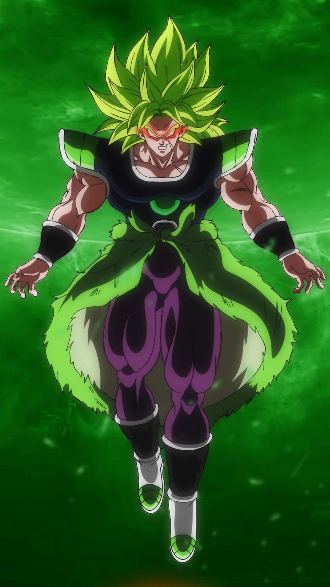 Broly Er Klar For Kamp Bakgrunnsbildet