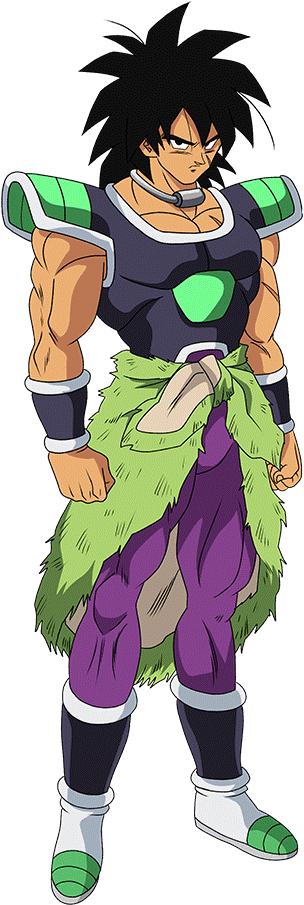 Broly Classic Pose Dragon Ball Z PNG