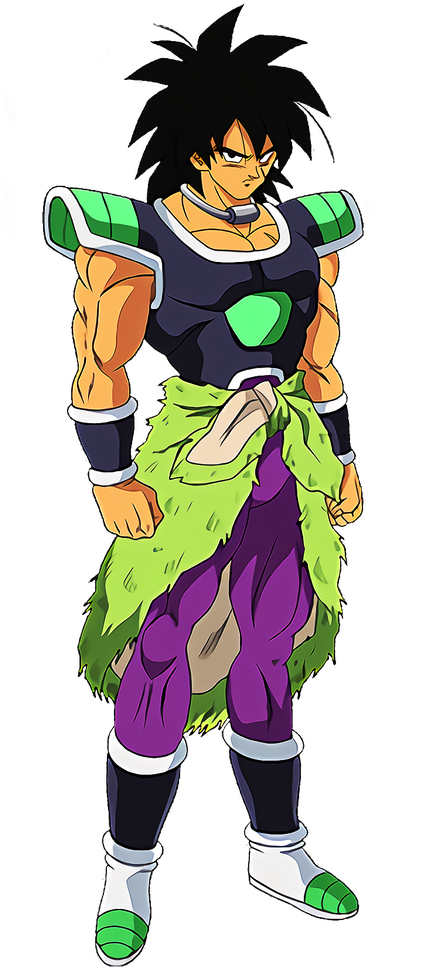 Broly Classic Pose Dragon Ball Z PNG