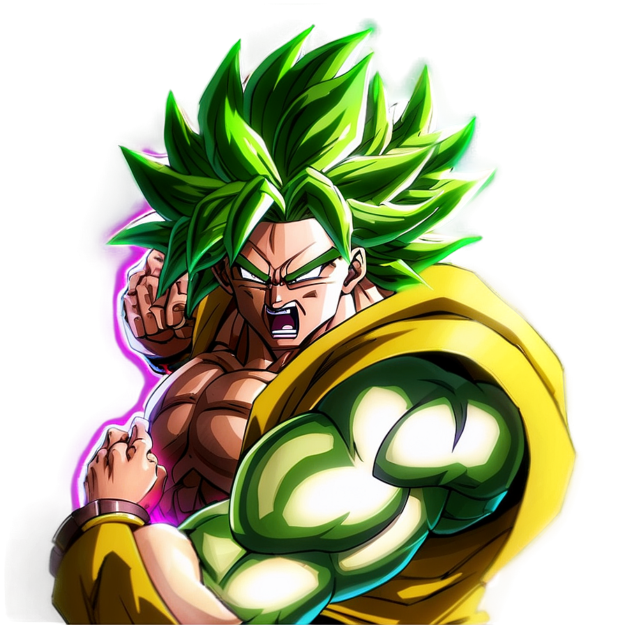 Download Broly In Battle Png Fwc90 | Wallpapers.com