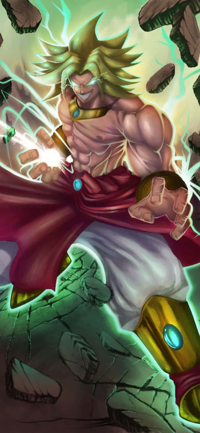 Image  Broly iPhone Wallpaper - Level Up Your Home Screen Wallpaper