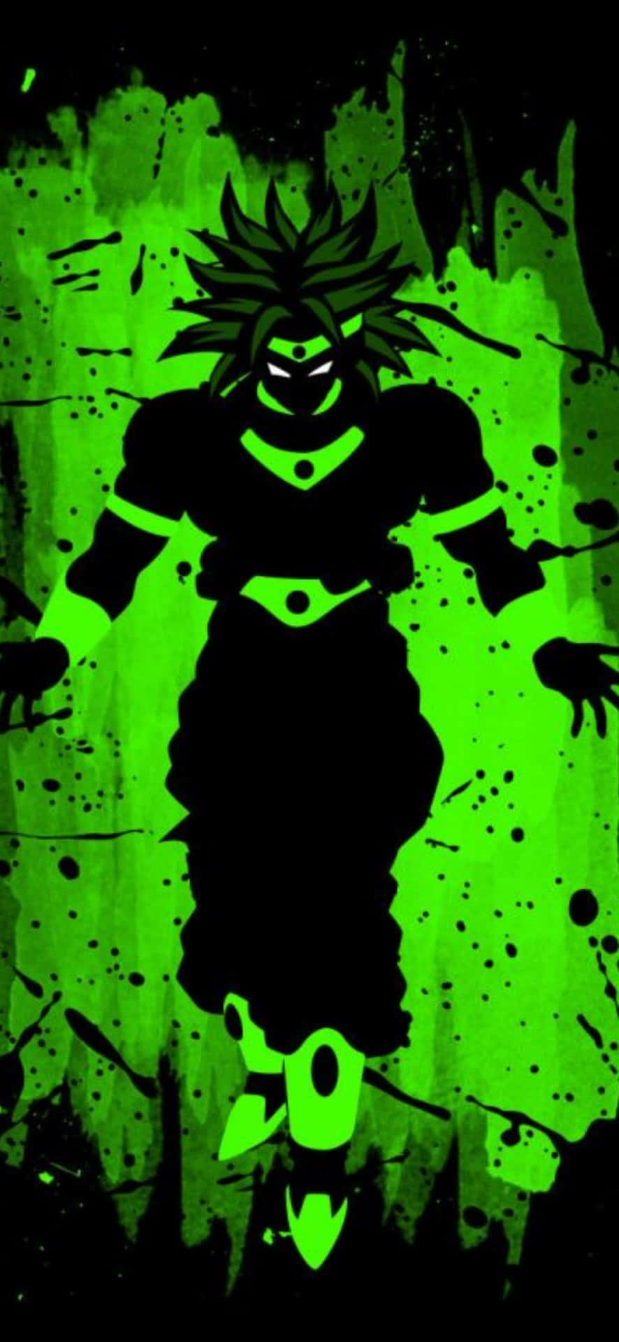 Scroll with Ease on the Smooth Broly Iphone Display Wallpaper