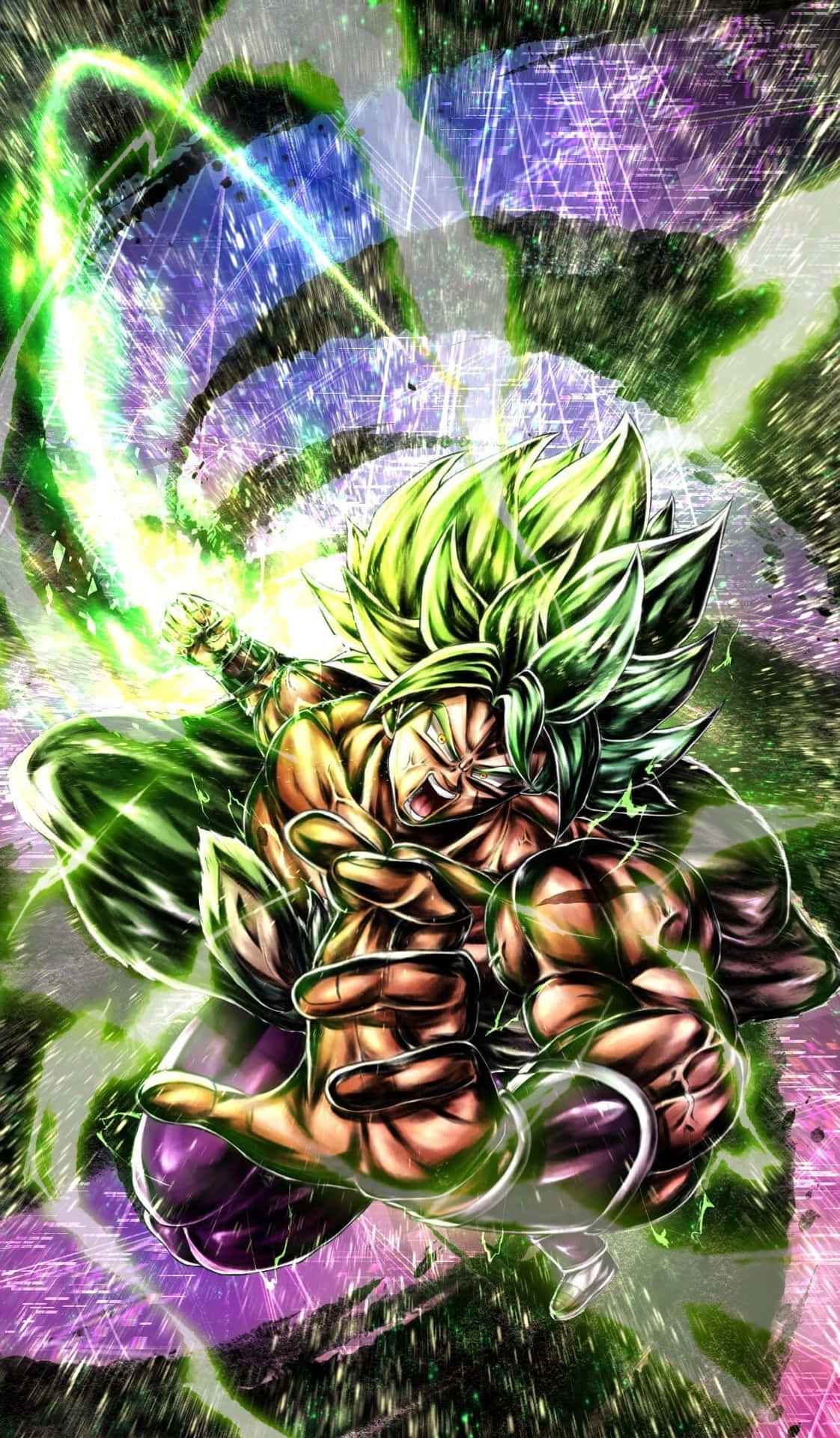 Dragon Ball Super Broly iPhone In Space Theme Wallpaper