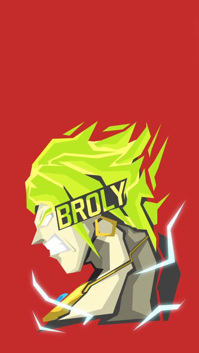 Unleash Your Inner Super Saiyan with the Broly Iphone Wallpaper