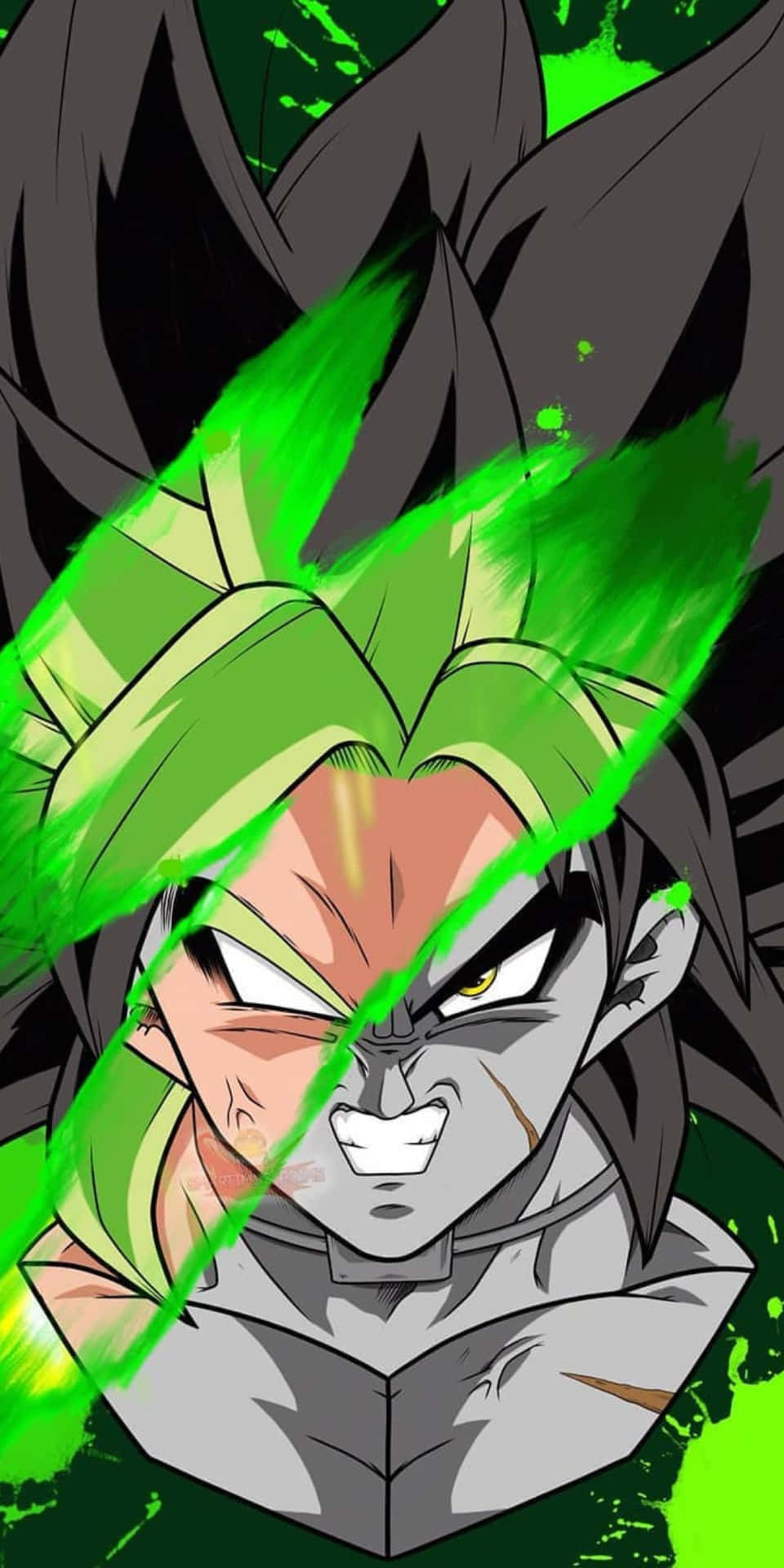 Super Saiyan Broly Transforms and Unleashes His Power