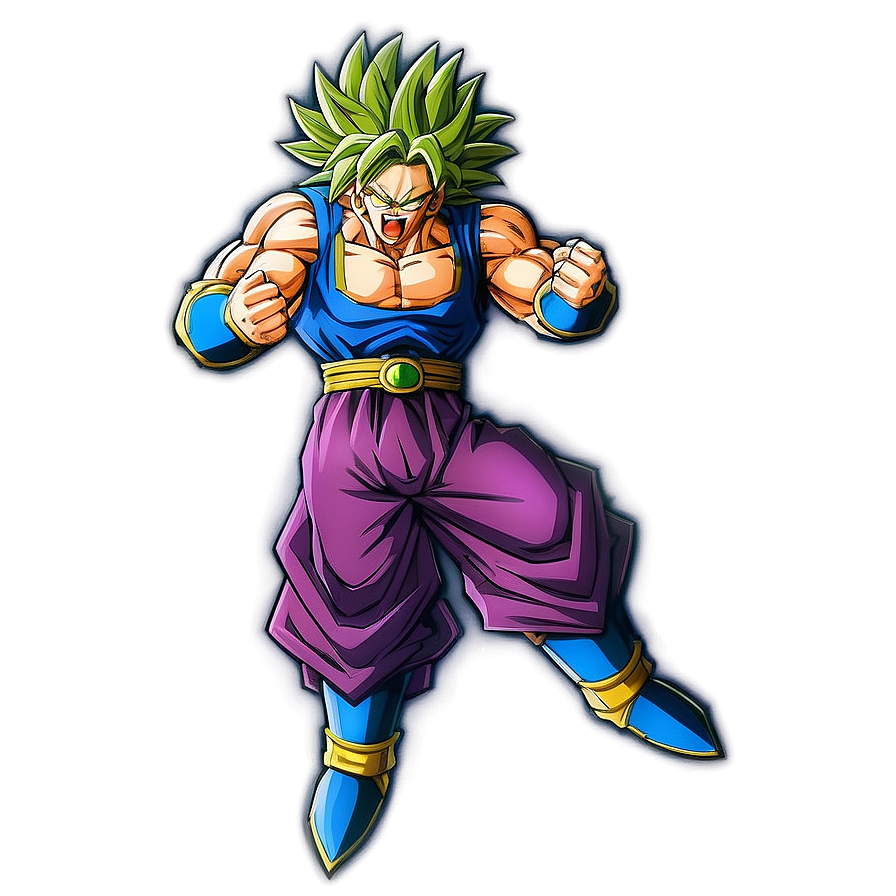 Broly Rage Mode Png 05062024 PNG